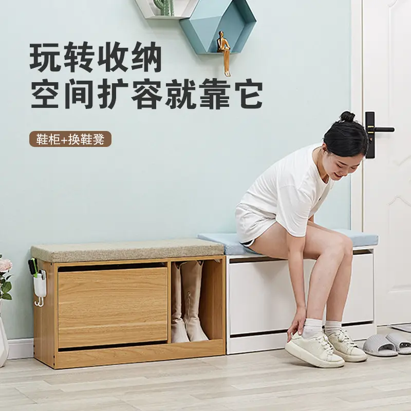 北美黑胡桃八斗柜日式原木储物收纳抽屉电视橱简约北欧卧室床尾柜