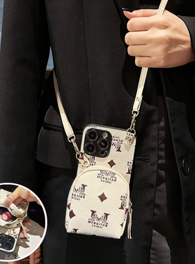 适用小米POCOF6PRO手机壳F6书包F5Pro背带绳F5可装卡F4Gt挂绳F3口红F2Pro耳机线F1小众f2精孔防摔创意时尚