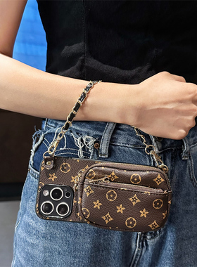 适用realme真我12手机壳GT6零钱包11Ultra斜跨10Pro挂绳Neo6SE插卡Q3/Q5商务C3版定制XT全包6/7防摔高级感