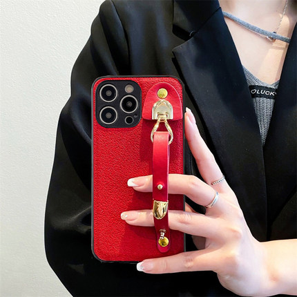 适用华为nova14手机壳14pro手腕带13pro支架8se活力版新年红7pro月坑纹6se喜庆5ipro情侣4e轻奢3i百搭2plus潮