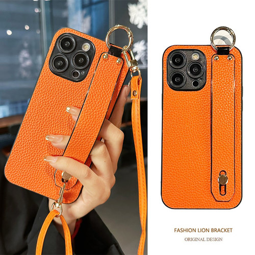 适用红米k70pro手机壳k70e腕带k60至尊版斜跨绳k50支架K40s欧美K30电竞版防摔k40游戏皮质k20Ultra时尚高级感