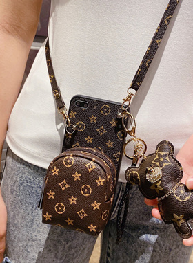 【2000个型号书包】坎宁安适用于苹果17air手机壳15promax零钱包12plus斜跨背带11pro可放卡16plus可装钱便携