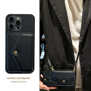 适用华为Y9s手机壳Y9a国外插卡套Y90斜跨绳Prime可装 卡Y8s卡套Y8p卡包Y7a零钱包Y7pro小众Y6s支架Y5p全包防摔