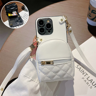 防丢GT2大师探索版 适用realme12pro手机壳11 卡Neo6se零钱包Q3便携Neo闪速版 5书包真我GT2斜跨绳11Pro可装