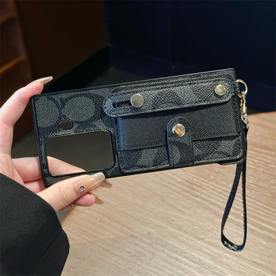 适用荣耀Magic Vs3手机壳折叠屏V2腕带支架vs2插卡套Magic Vs手绳V3保护套商务magicV2典藏版男女防摔创意