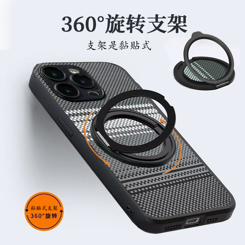 坎宁安适用于oppoR17手机壳15梦境版凯夫拉r11旋转支架r9s商务11plus复古r15x新款oppo手机套r9p折叠式防摔
