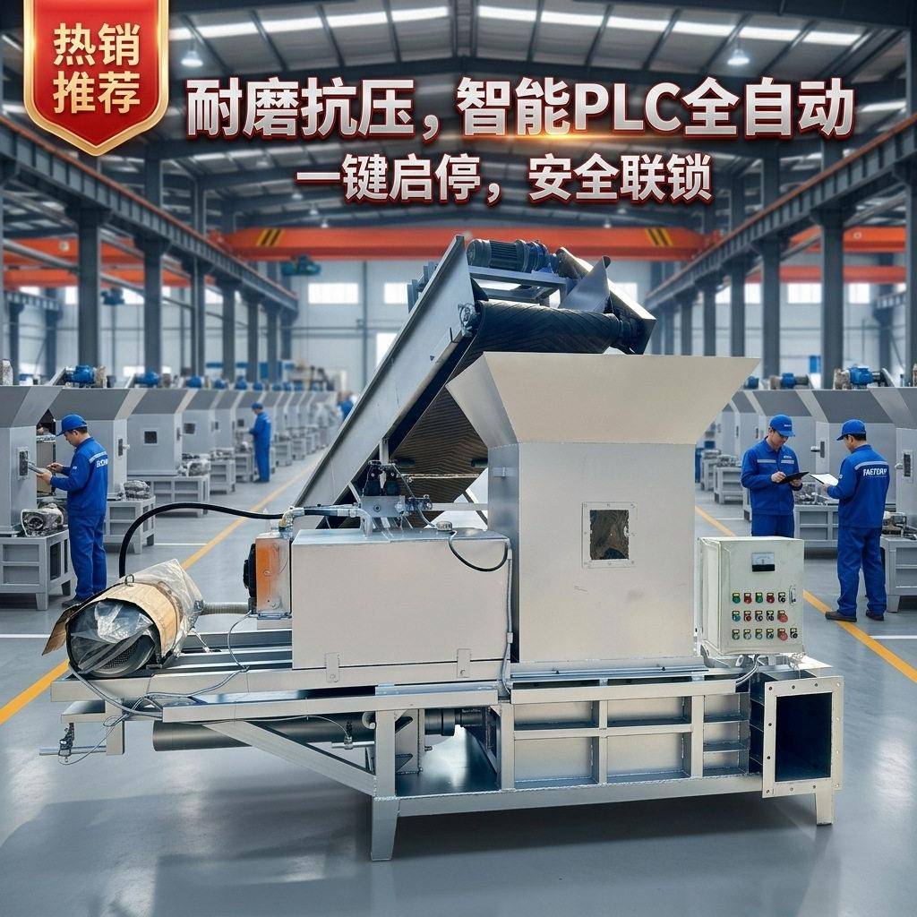 甜象草甘蔗渣液压青储打包机全自动牧草花生秧液压打块机包型规整