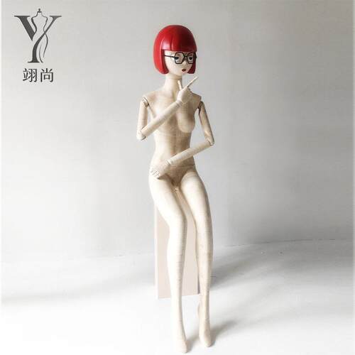 潮牌人体模特模型展示架全身档道具女服装店橱窗陈列人偶