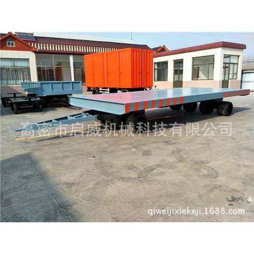 厂家50吨重型平板拖车牵引平板车厂家供应