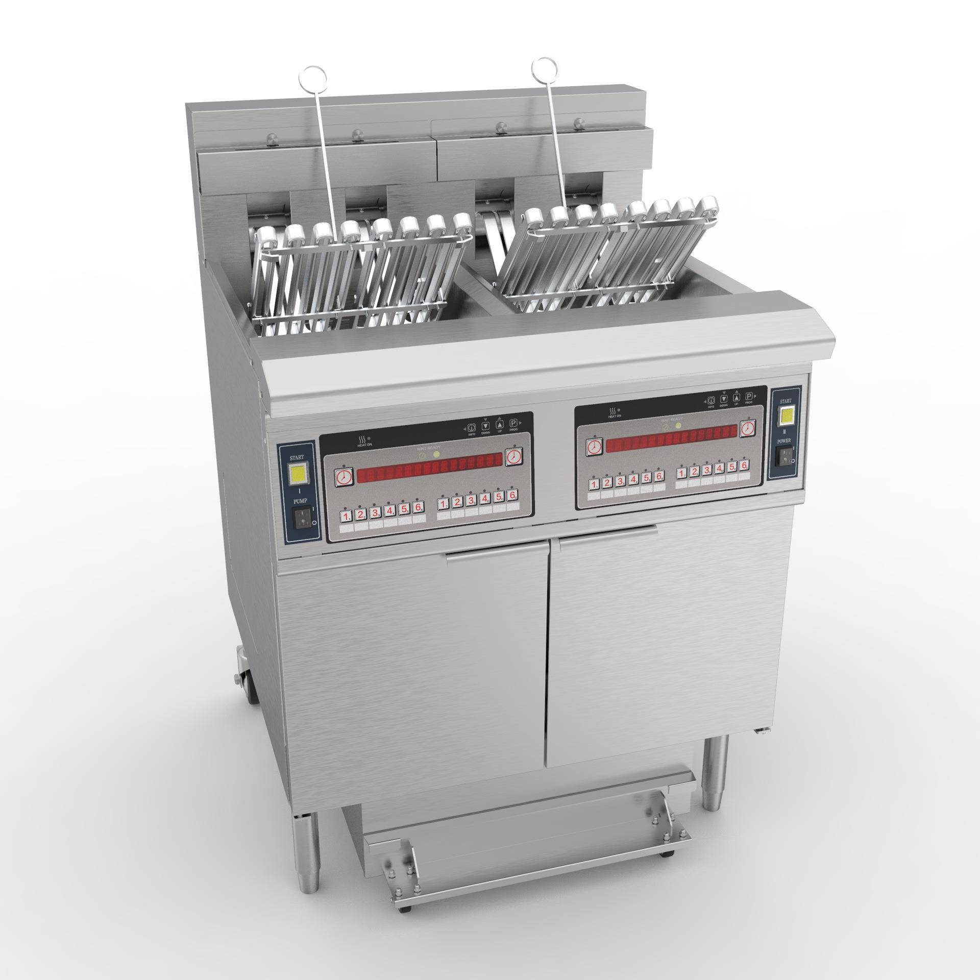 电热开口油炸锅电炸炉炸鸡汉堡设备炸薯条过滤油OFE-226