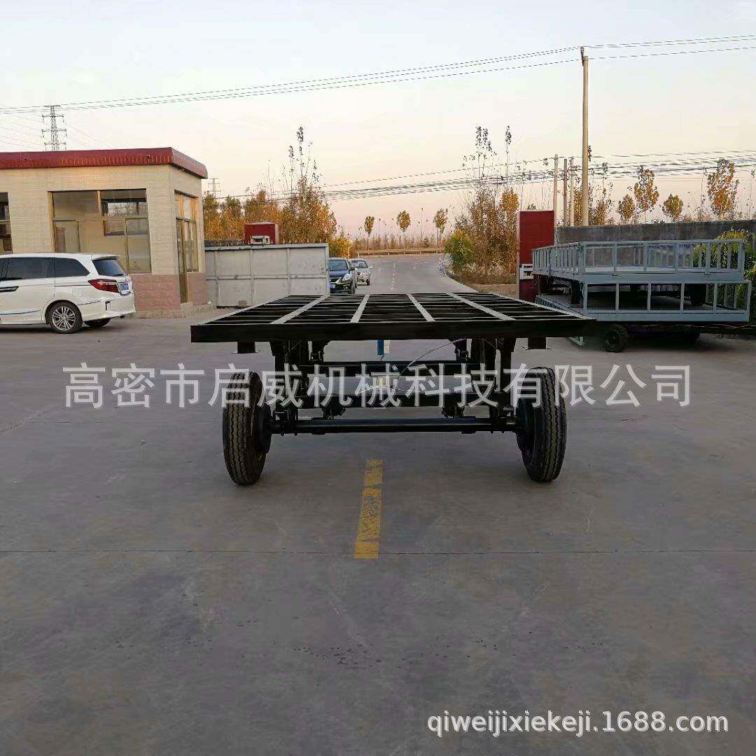 公共厕所拖车底盘转向框架拖车移动框架底盘拖车欧式可拖车