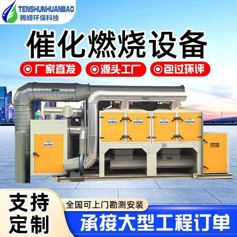 催化燃烧一体机活性炭吸附脱附燃烧废气处理设备RCO催化燃烧设备