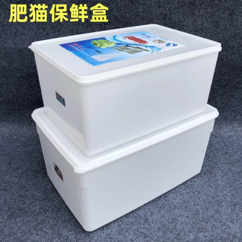 肥猫加高大容量带盖保鲜盒冷柜冰箱可冷冻冷藏盒食品PP收纳储物盒,餐饮具,保鲜盒,淘宝优惠券,粉丝福利购,淘宝优惠卷