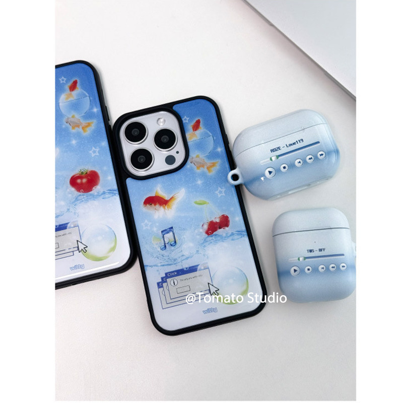 iphone17电脑桌面金鱼番茄手机壳