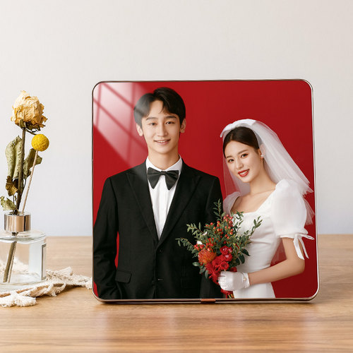 三四六九宫d格相框摆台定制水晶洗相片婚纱照艺术多照片制作加打