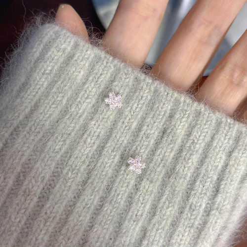 甜美迷你耳钉女韩系简约小巧精致耳环轻奢高级感小众设计花朵耳饰