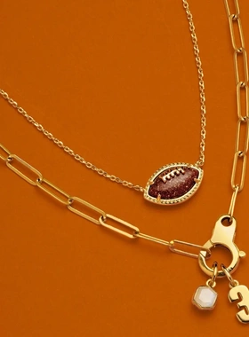 钛钢数字吊坠项链简约配件0-9数字年份项链工厂欧美