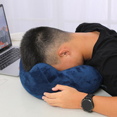 按压充气枕头U型充气枕充旅行充气枕自动充气u型枕 直销