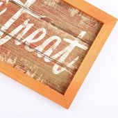 饰木制挂板 饰相框木板画家居鬼节装 新款 万圣节英文字母图案装