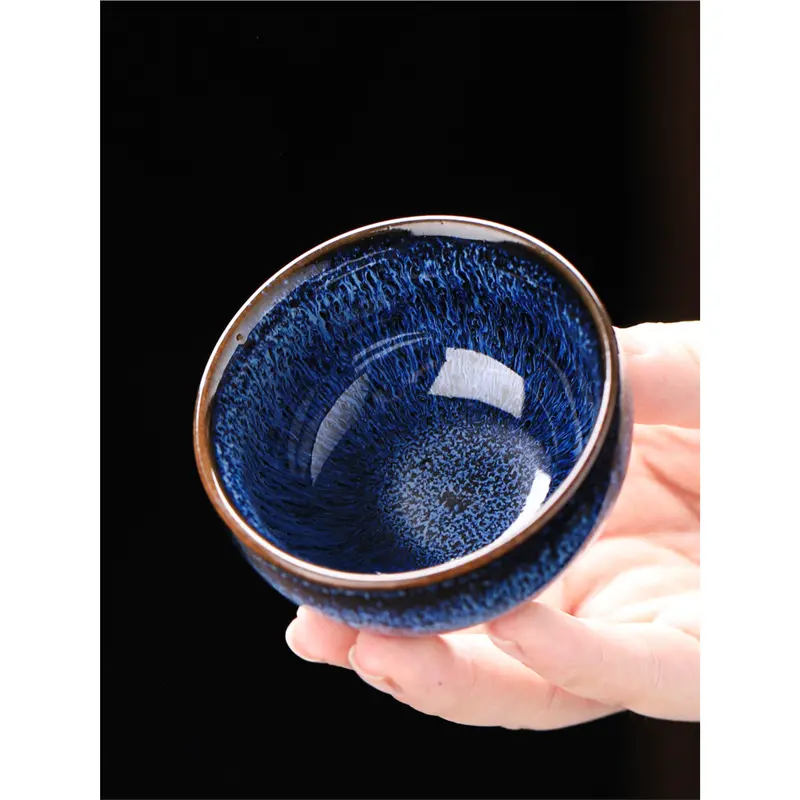 钧窑窑变功夫茶具套装家用泡茶壶高档茶杯冲茶盖碗陶瓷公道杯