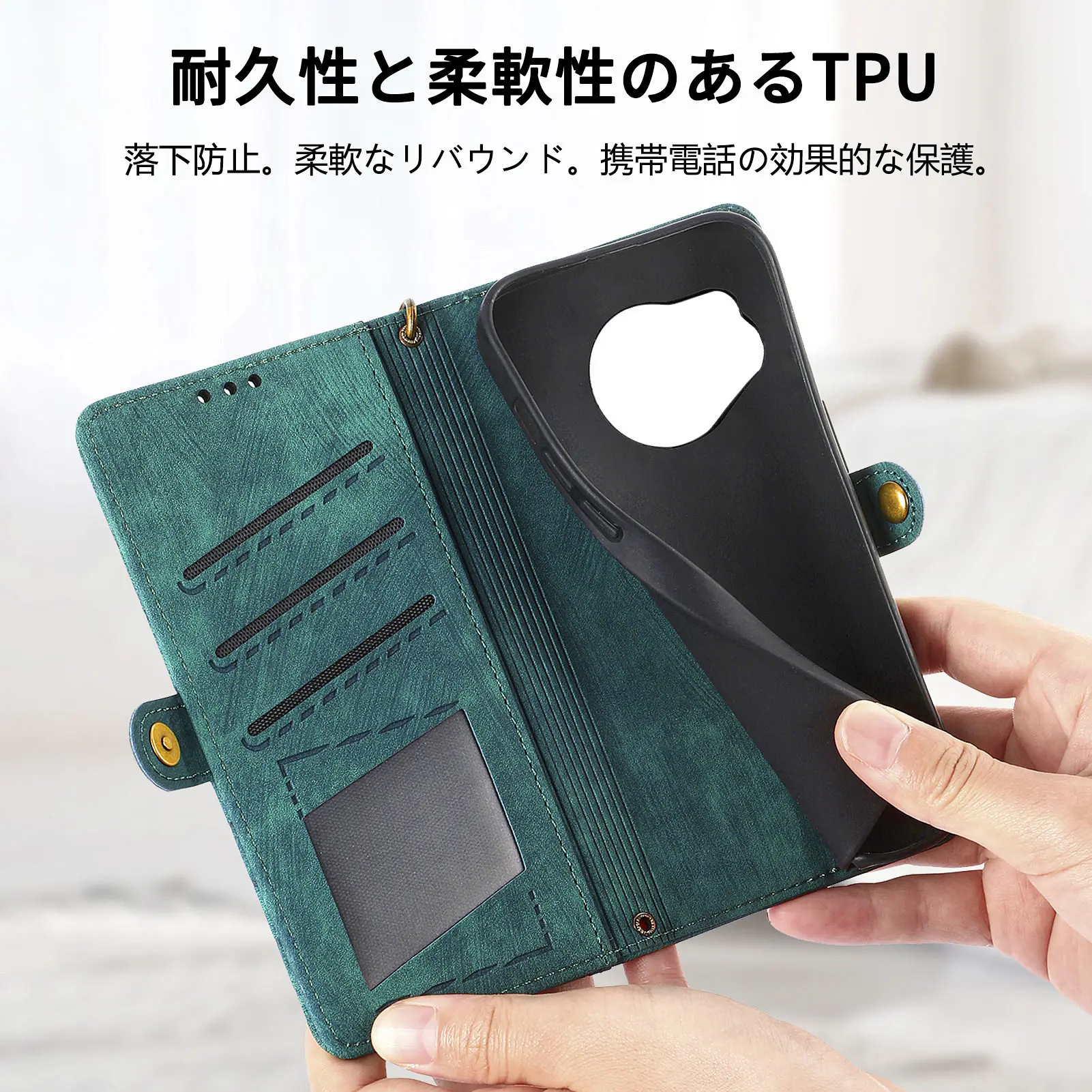 适用Sense 8/SHV47手机皮套Xperia 1V/10V翻盖插卡保护套