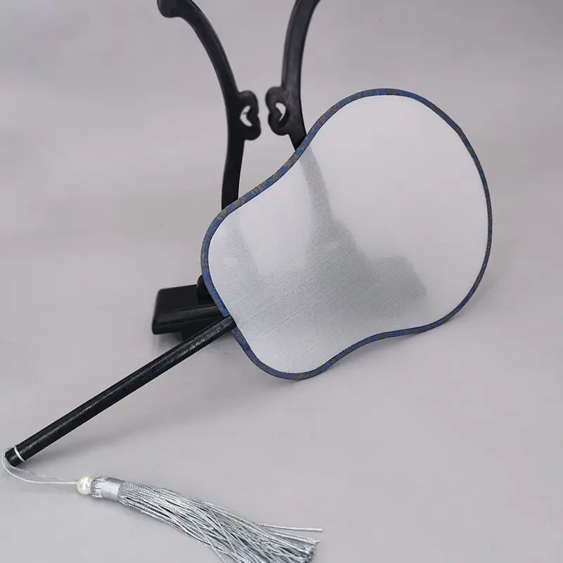 葫芦团扇空白绘画手工材料扇子国画涂色中竹子填色