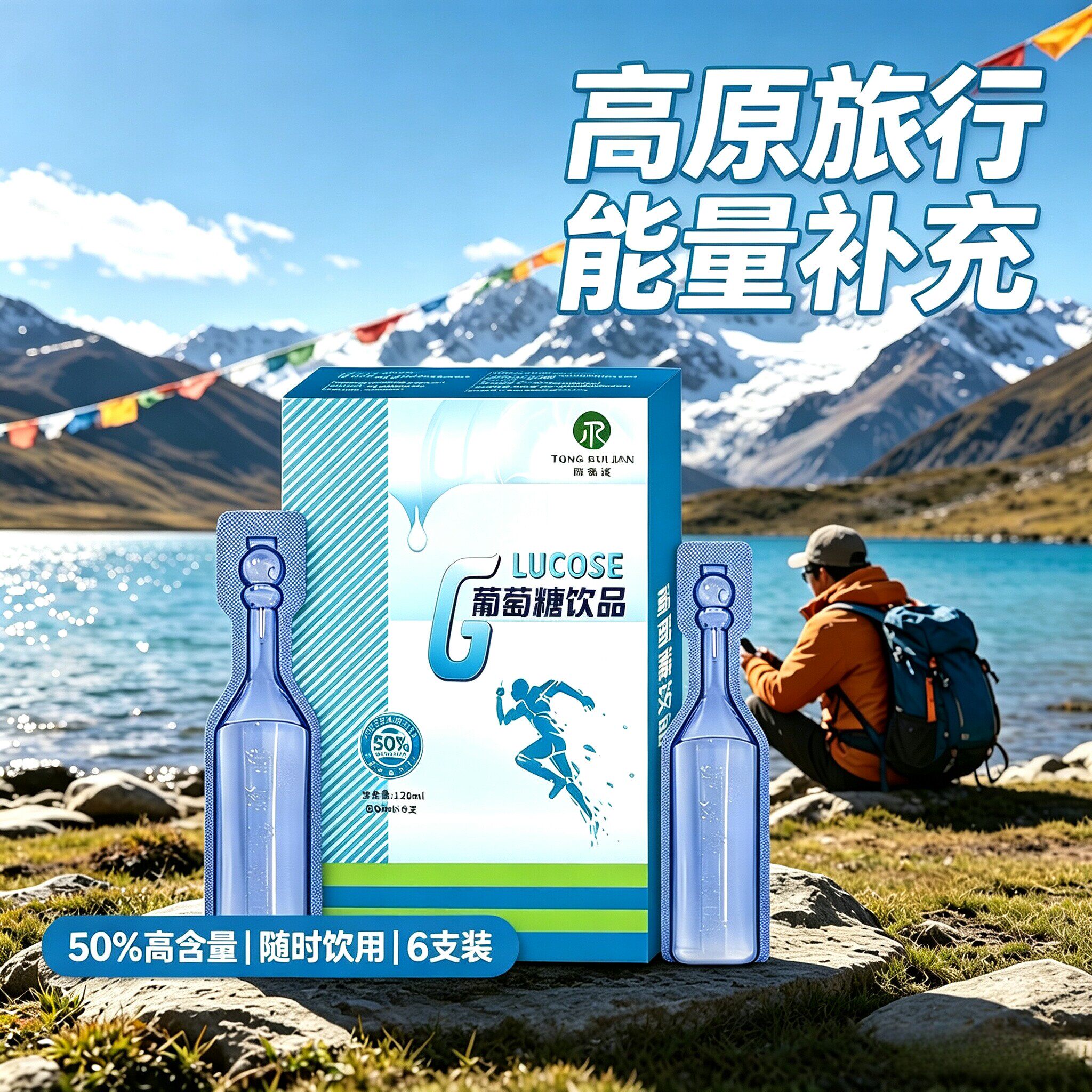 葡萄糖口服溶液高原高反低血糖运动补水充能正品成人儿童专用饮品
