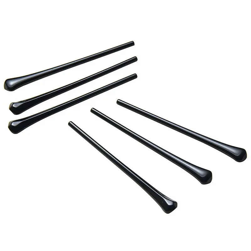 眼镜配件板材脚套金属眼镜复古架板材镜腿短款细金属镜腿圆孔腿