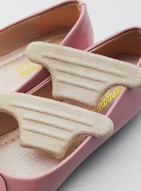 硅胶后跟贴 防磨脚贴绒布加厚防痛按摩减震半码垫pu高跟鞋足跟