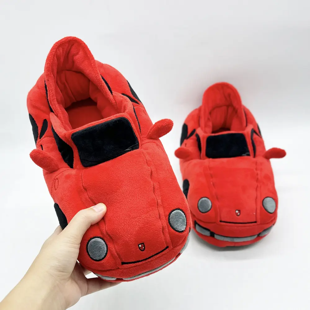 新款porshe plush slippers raing 赛车毛绒拖鞋