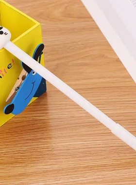 创意文具猫咪猫爪笔 全头黑色签字笔可爱卡通学生水性笔