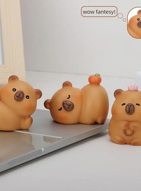 新款摆件办公室桌面解压可爱卡通系装饰品创意汽车家居礼物厂