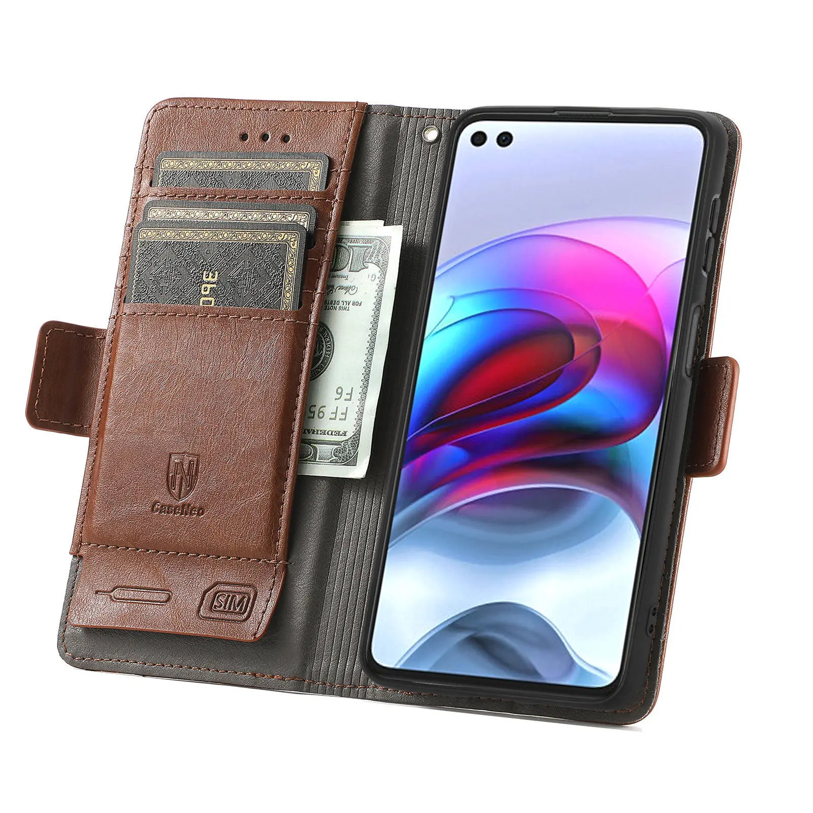 适用moto g play 2024翻盖商务插卡 ee 50 ultra手机皮套