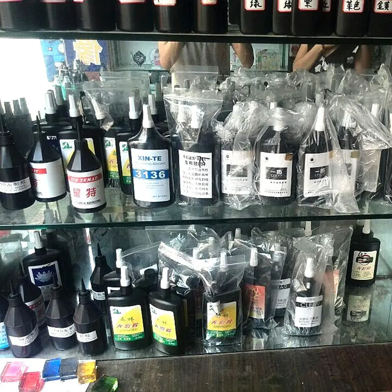 bj0400水晶玻璃金属胶可丽雅牌胶水专用金属紫外线胶水250毫升