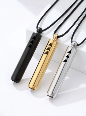 528hz镂空项链宇宙核心频率呼吸冥想爱的赫兹钛钢饰品