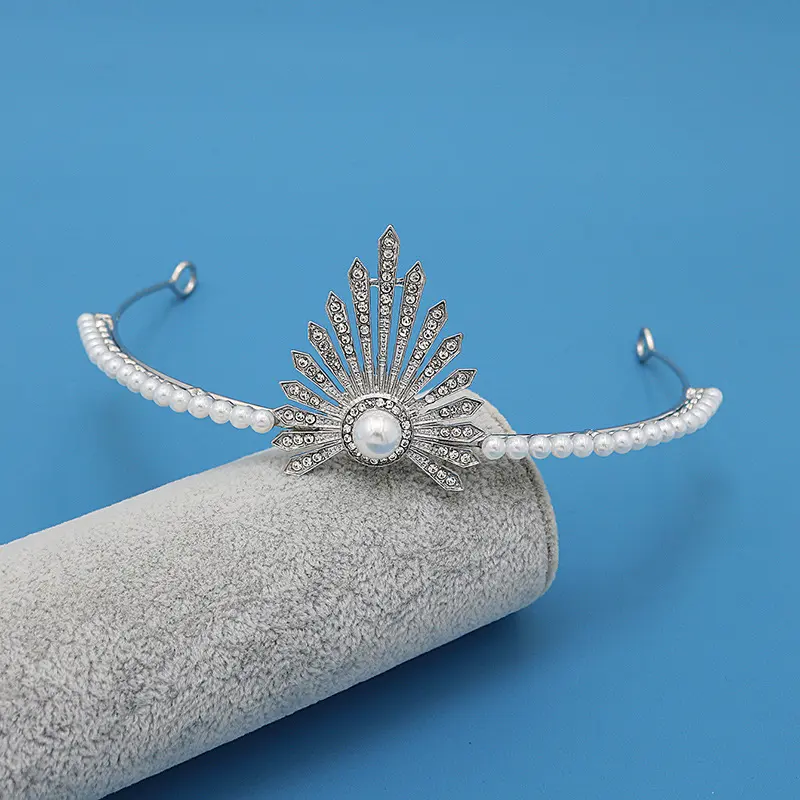 2022新款新娘头饰韩式发饰结婚头饰配饰成人礼生日王冠发冠