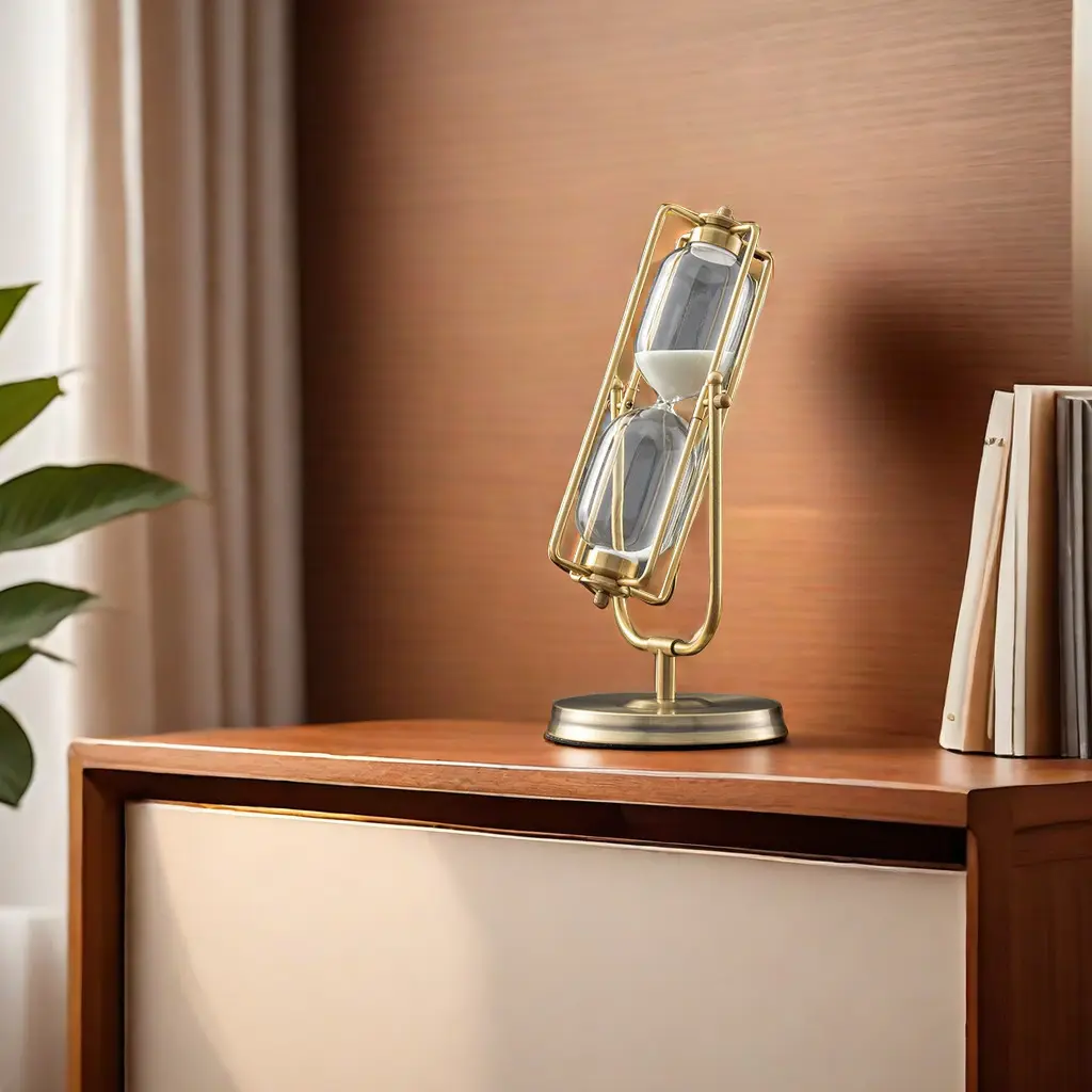 摆件高级感时间计时器沙漏 创意流沙礼品玻璃摆件刷牙计时器沙漏