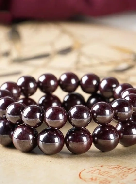 发黑辰砂乌金辰砂手链本年年男女款朱砂手链手串节日礼物