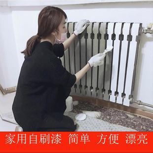水性防锈漆翻新门燃气管道金属漆银粉漆护栏家用刷暖气片漆高温漆