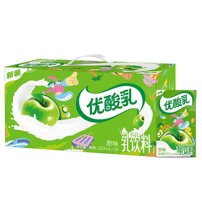 【11月中旬到期退件散装】伊利优酸乳原味250ml*24盒饮品含乳饮料