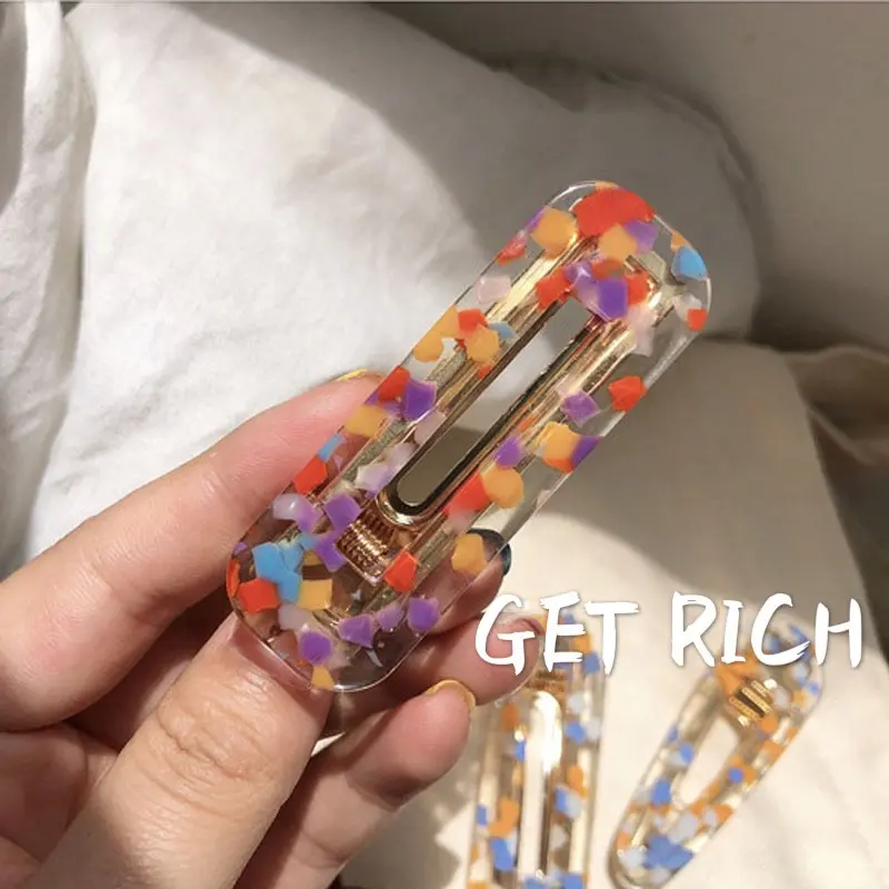 韩版彩色可爱日系学生鸭嘴夹刘海夹边夹碎发夹发饰bb夹子头饰