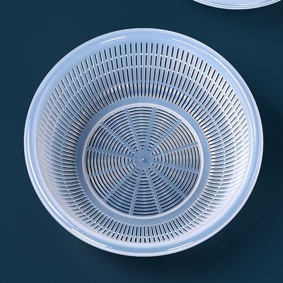 加厚筛沥水洗菜筐收纳篮厨房塑z料洗菜篮大号洗碗筷盆小号洗水果