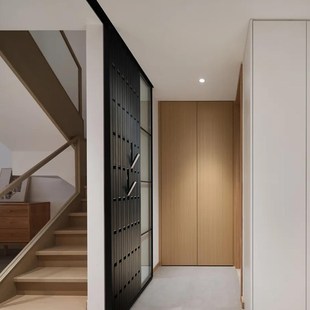 饰挂钩收纳衣帽钩钢琴键式 北美黑胡桃木条衣挂墙面r装 衣架实木挂