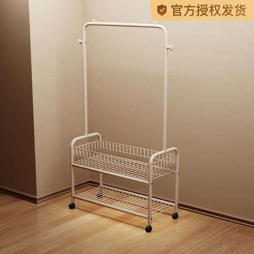 衣架落地家用卧室不占空间挂衣架室内G立式客厅移动收纳置物衣帽