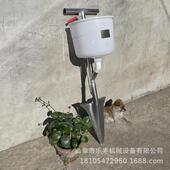 新款 小型手提果树施肥铲农用干粉颗粒肥追肥器果树根部土下施肥