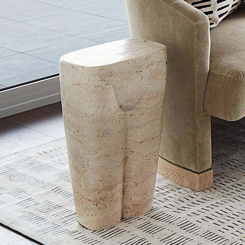 北欧简约黄洞石大理石小边桌设计师款样板房沙发裤衩边几角几,家装灯饰光源,其它灯具灯饰,淘宝优惠券,粉丝福利购,淘宝优惠卷