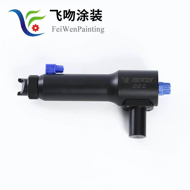 自动静电喷枪飞吻涂装液体静电水性油漆往复机喷涂设备