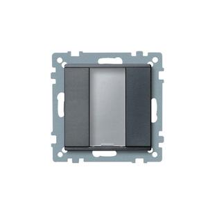 MTN627514烟灰色M系列2键莫顿KNX智能照明控制系统场景功能面板