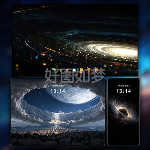 195期 科幻太空星球宇宙星空壁纸 4K高清壁纸电脑桌面壁纸 自动发