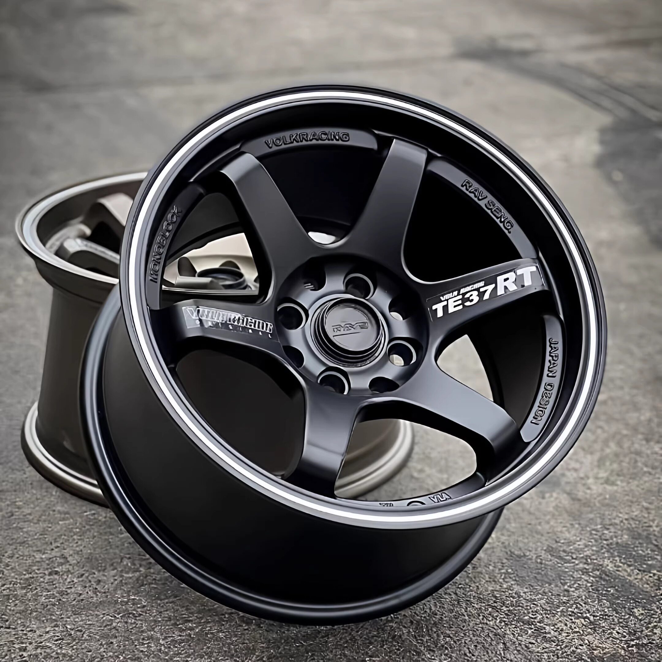 TE37内凹15寸改装轮毂